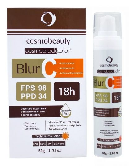 Blur C Base Corretiva FPS 98 com Vitamina C 